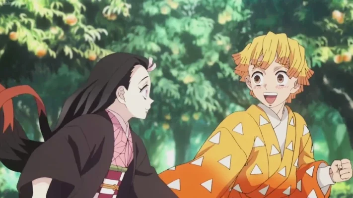 các cặp đôi trong Kimetsu no Yaiba Zenitsu và Nezuko